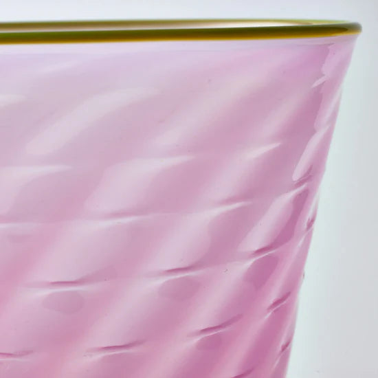 螺旋状の色ガラス